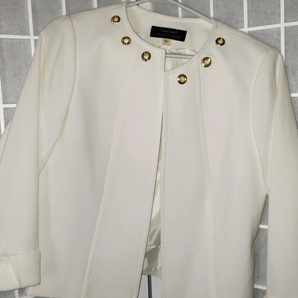 Cream blazer